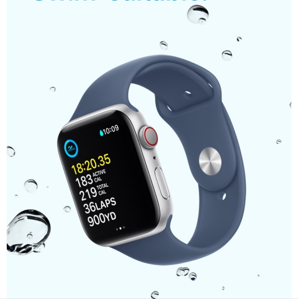 Apple Watch SE (Gen 2) 40mm AI Mid SB S/M GPS, Blue